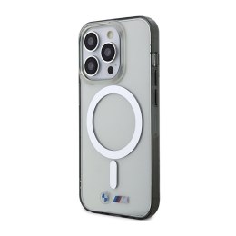 BMW Silver Ring MagSafe - Etui iPhone 14 Pro (Przezroczysty)