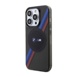 BMW Tricolor Stripes MagSafe - Etui iPhone 14 Pro Max (Szary)