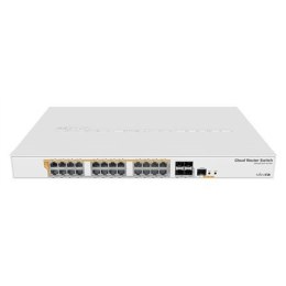 MikroTik CRS328-24P-4S+RM Gigabit Ethernet POE/POE+ router/switch Ilość portów PoE/Poe+ 24, Typ zasilania Single, Możliwość mont