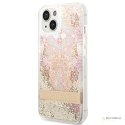 Guess Liquid Glitter Paisley - Etui iPhone 14 Plus (złoty)