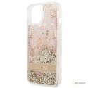 Guess Liquid Glitter Paisley - Etui iPhone 14 Plus (złoty)