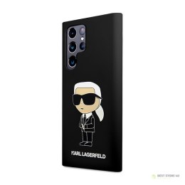 Karl Lagerfeld Silicone NFT Ikonik - Etui Samsung Galaxy S23 Ultra (czarny)