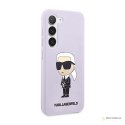 Karl Lagerfeld Silicone NFT Ikonik - Etui Samsung Galaxy S23 (fioletowy)