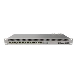 Mikrotik Wired Ethernet Router RB1100AHx4 Dude Edition, 1U Rackmount, Quad core 1.4GHz CPU, 1 GB RAM, 128 MB, 60GB M.2 SSD w zes