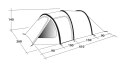 Outwell Tent Earth 4 4 person(s), Blue