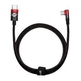 Baseus kabel MVP 2 Elbow USB-C - USB-C 1,0 m 100W czarno-czerwony