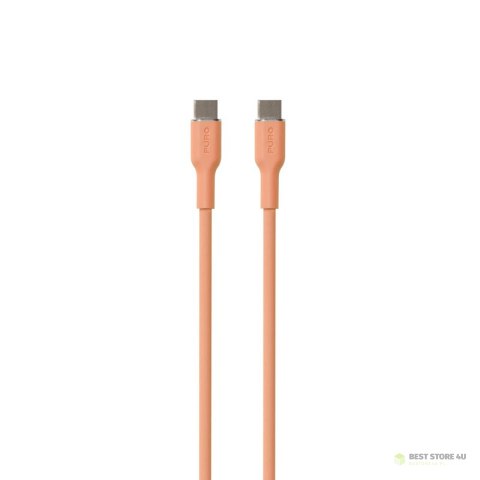 PURO ICON Soft Cable - Kabel USB-C do USB-C 1.5 m (Apricot) PURO ICON Soft Cable - Kabel USB-C do USB-C 1.5 m (Apricot)