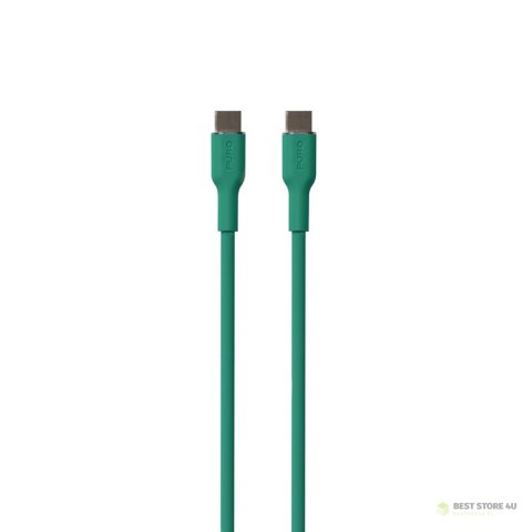 PURO ICON Soft Cable - Kabel USB-C do USB-C 1.5 m (Jade) PURO ICON Soft Cable - Kabel USB-C do USB-C 1.5 m (Jade)