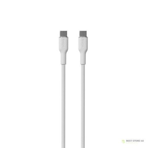 PURO ICON Soft Cable - Kabel USB-C do USB-C 1.5 m (White) PURO ICON Soft Cable - Kabel USB-C do USB-C 1.5 m (White)