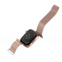 Puro Milanese Magnetic Band - Pasek ze stali nierdzewnej do Apple Watch 38/40/41 mm (różowe złoto)