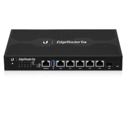 Ubiquiti EdgeRouter 6P porty Ethernet (RJ-45), 4-Core MIPS64 Ubiquiti EdgeRouter 6P PoE pasywny, Zarządzany, Desktop, 1 Gbps (RJ