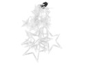 Kurtyna świetlna 138LED - zimny biały 31V KŚ11318
