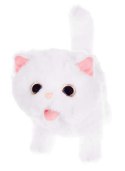 Kotek interaktywny biały