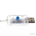 Kurtyna świetlna 136LED USB ciepły biały KŚ19738