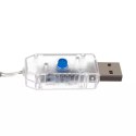 Kurtyna świetlna 138LED USB- ciepły biały KŚ19750