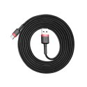 Baseus kabel Cafule USB - USB-C 2,0 m 2A czerwono-czarny