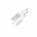 prio MFi Quick Charge Kit (20W duální nástěnná nabíječka + bleskový kabel) bílá