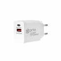 prio MFi Quick Charge Kit (20W Dual Wall Charger + Lightning Cable) white