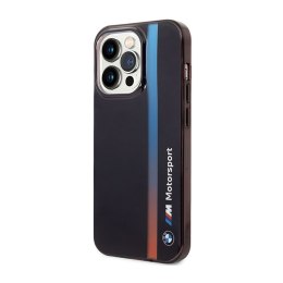 BMW Tricolor Stripe - Etui iPhone 14 Pro Max (Czarny)