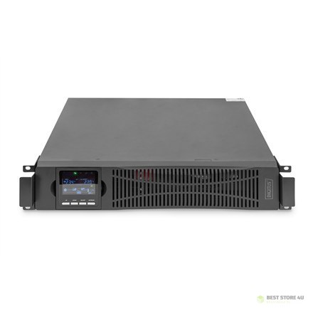 DIGITUS OnLine UPS, rack/tower, 3000VA, 3000W, LCD, 8 x C13, 1 x C19, RS-232, USB, SNMP card (optional), relay card (optional) DIGITUS OnLine UPS, rack/tower, 3000VA, 3000W, LCD, 8 x C13, 1 x C19, RS-232, USB, SNMP card (optional), relay card (optional)