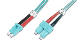 Digitus FO Patch Cord, Duplex, LC to LC SC MM OM3 50/125 ?, 2 m