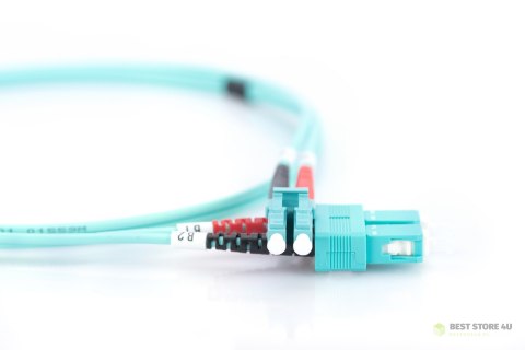 Digitus FO Patch Cord, Duplex, LC to SC MM OM3 50/125 ?, 1 m Digitus FO Patch Cord, Duplex, LC to SC MM OM3 50/125 ?, 1 m
