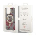 Guess Flower MagSafe - Etui iPhone 14 Pro Max (Zielony)