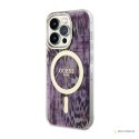 Guess Leopard MagSafe - Etui iPhone 14 Pro Max (Różowy)