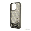 Guess Liquid Glitter Transculent 4G - Etui iPhone 14 Pro Max (Czarny)