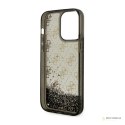 Guess Liquid Glitter Transculent 4G - Etui iPhone 14 Pro Max (Czarny)