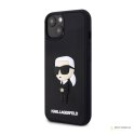 Karl Lagerfeld 3D Rubber NFT Ikonik - Etui iPhone 14 (Czarny)