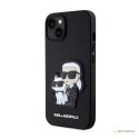 Karl Lagerfeld NFT Saffiano Karl & Choupette - Etui iPhone 14 (Czarny)