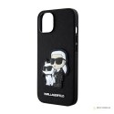 Karl Lagerfeld NFT Saffiano Karl & Choupette - Etui iPhone 14 (Czarny)