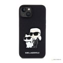 Karl Lagerfeld NFT Saffiano Karl & Choupette - Etui iPhone 14 Plus (Czarny)