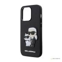 Karl Lagerfeld NFT Saffiano Karl & Choupette - Etui iPhone 14 Pro Max (Czarny)