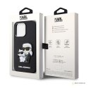 Karl Lagerfeld NFT Saffiano Karl & Choupette - Etui iPhone 14 Pro Max (Czarny)