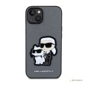 Karl Lagerfeld NFT Saffiano Karl & Choupette - Etui iPhone 14 (Srebrny)