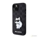 Karl Lagerfeld Saffiano Monogram NFT Choupette - Etui iPhone 14 (Czarny)