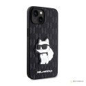 Karl Lagerfeld Saffiano Monogram NFT Choupette - Etui iPhone 14 (Czarny)