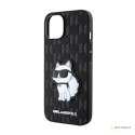 Karl Lagerfeld Saffiano Monogram NFT Choupette - Etui iPhone 14 (Czarny)