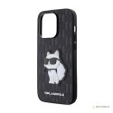 Karl Lagerfeld Saffiano Monogram NFT Choupette - Etui iPhone 14 Pro Max (Czarny)