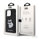 Karl Lagerfeld Saffiano Monogram NFT Choupette - Etui iPhone 14 Pro Max (Czarny)