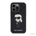 Karl Lagerfeld Saffiano Monogram NFT Ikonik - Etui iPhone 14 Pro Max (Czarny)