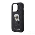 Karl Lagerfeld Saffiano Monogram NFT Ikonik - Etui iPhone 14 Pro Max (Czarny)