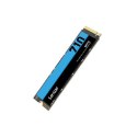 Lexar M.2 NVMe SSD NM710 500 GB, obudowa SSD M.2 2280, interfejs SSD PCIe Gen4x4, prędkość zapisu 2600 MB/s, prędkość odczytu 50