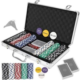 Poker - zestaw 300 żetonów w walizce HQ