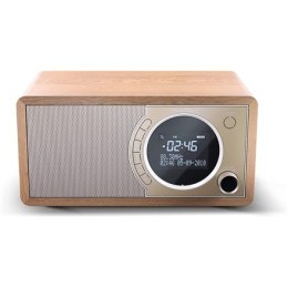 Radio cyfrowe Sharp DR-450(BR), FM/DAB/DAB+, Bluetooth 4.2, funkcja alarmu, brązowe