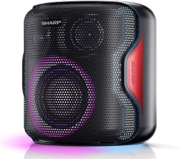 Sharp PS-919 Party Speaker 130 W, Bluetooth, czarny, z wbudowanym akumulatorem, TWS, USB, LED, IPX5, 14 h