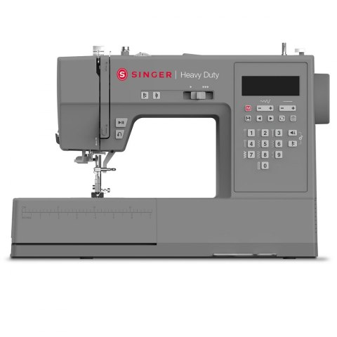 Singer Heavy Duty Sewing Machine HD6705C	 Number of stitches 200, Number of buttonholes 1, Grey