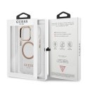 Guess Metal Outline Magsafe - Etui iPhone 13 Pro Max (przezroczysty)